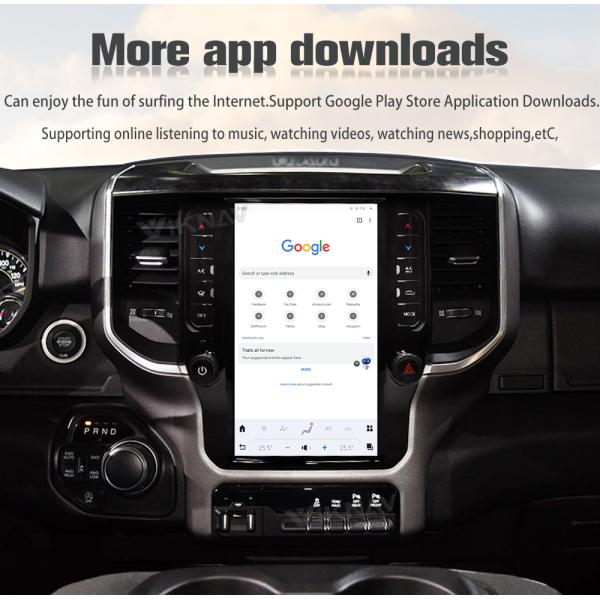 Блок андроида 11 главный на автомобильный радиоприемник Ram 20-23 доджа экран касания 11,8 дюймов