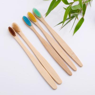 Compostable amigável de Eco da escova de dentes de bambu não plástica do comprimento 18.8cm