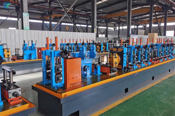 Precision Tube Mill for 32-89mm Carbon Steel Pipes 1.0-4.5mm Thickness