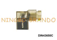 Conector 24V da bobina da válvula de solenoide do RUÍDO 43650C do formulário C do RUÍDO 43650