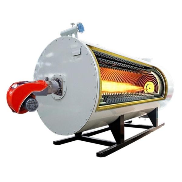 Fábrica diretamente horizontal óleo pesado óleo leve aquecido transferência de calor caldeira de óleo
