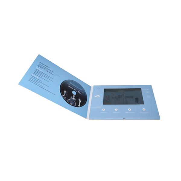 2.4 Inches Promotional Video Cards Creative Printing Video Advertising Cards