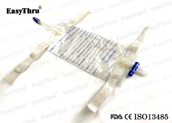 ISO13485 750ML Saco de cateter de urina, Sacos de pernas descartáveis para bebés