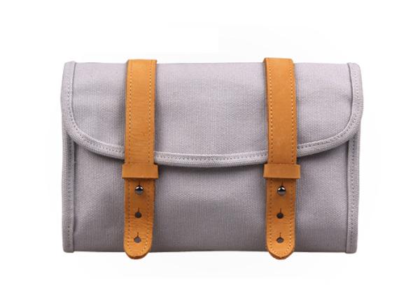 Unisex Genuine Leather Travel Organizer Bag For Wallet Passport Holder