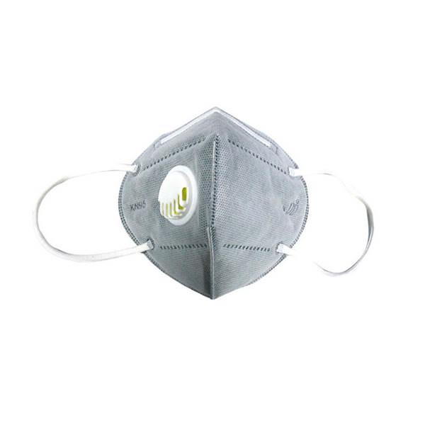 Anti Dust  Valved Dust Mask 3 Layer Breathable High Filtration Efficiency