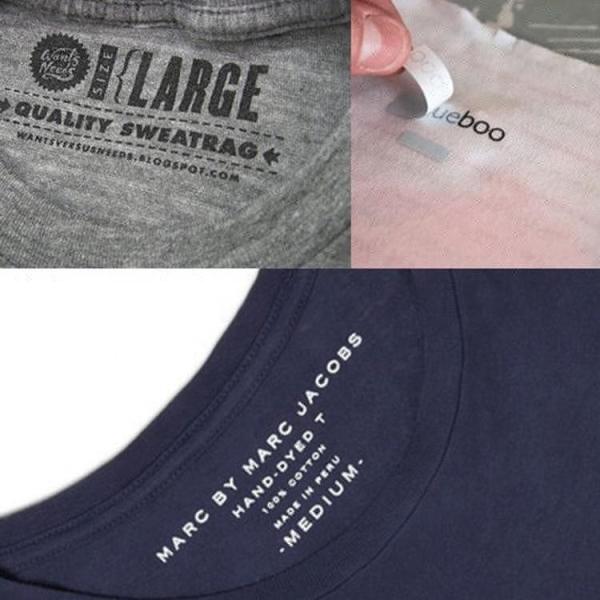 Heat Transfer Clear TPU Garment Washing Care Labels