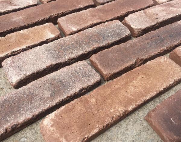3D Brick Veneer , Indoor Brick Wall Tiles For Hospital / University with very antique type shape