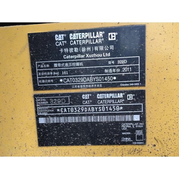 Используемый экскаватор гусеницы 329д/экскаватор кота 329д Кравлер гидронасоса