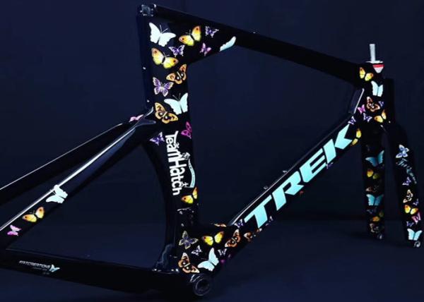 Decalques do quadro da bicicleta da decoração de DIY com resistência de abrasão da certificação do GV