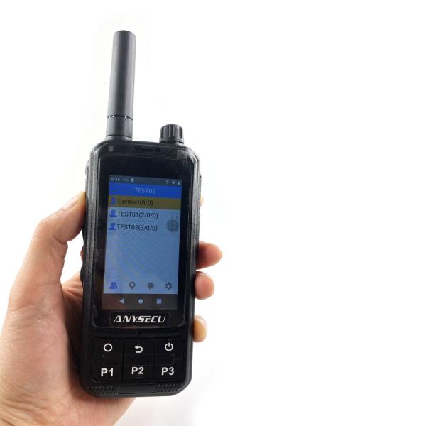 Portable 4G IPX-3 Waterproof Two Way Radio with 3500mAh Battery and Android Wifi Zello POC Push to Talk