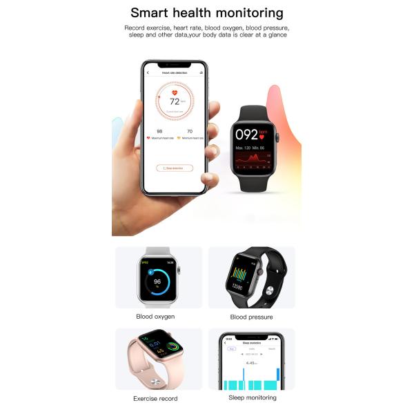 Дозор браслета спорта RTL8763E умный с тарифом сердца и разрешением монитора 240*280 сна