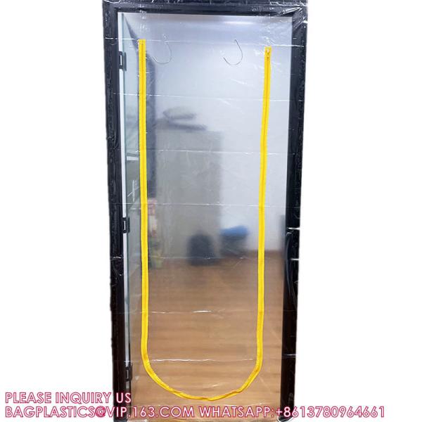 Sewing Zipper Door For Dust Barrier Zipwall Plastic zipper door dust barrier door U shape Dust Barrier Protection Kit