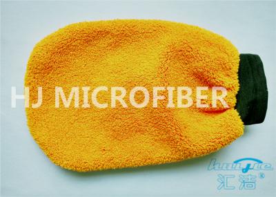 Poliéster coral alaranjado 4,4 da luva 80% da lavagem de carros de Microfiber do velo x 8,8