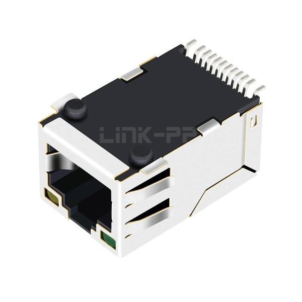 Pulse J3026G21DNL Compatible LINK-PP LPJ3026ABNL 10/100 Base-T Tab Up Green/Yellow Led SMD RJ45 Ethernet Magjack