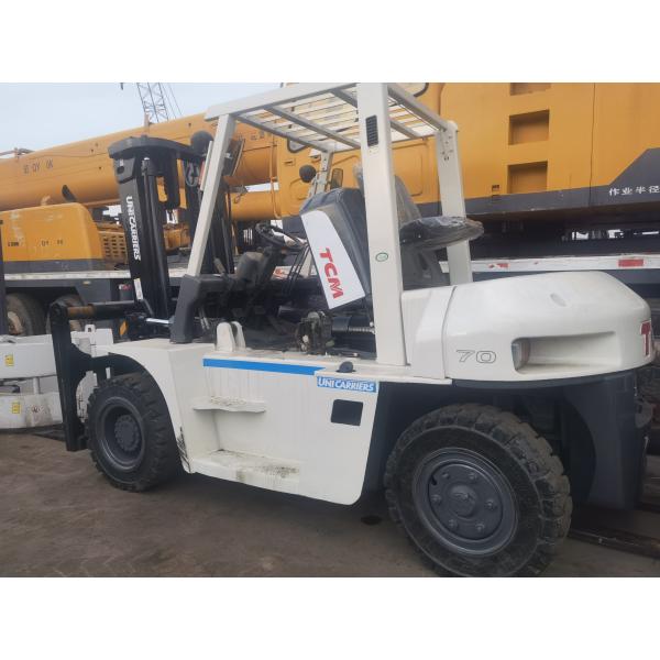 Длина рутинной вилки Использованное оборудование для обработки материалов TCM Toyota 7 тонн дизельный вилочный погрузчик