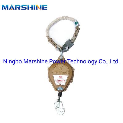 Retractable Fall Arrester Device Steel Wire Falling Protector Automatic 200kg