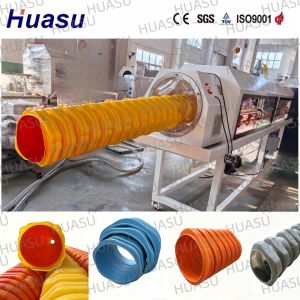Special Shaped Plastic Corrugated Pipe Extrusion Line HDPE Municipal Drainage Conduit Production Line for Underground Pipe Making