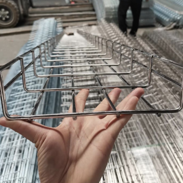 316 Stainless Steel Wire Mesh Cable Tray Pickled Passivation For Wiring