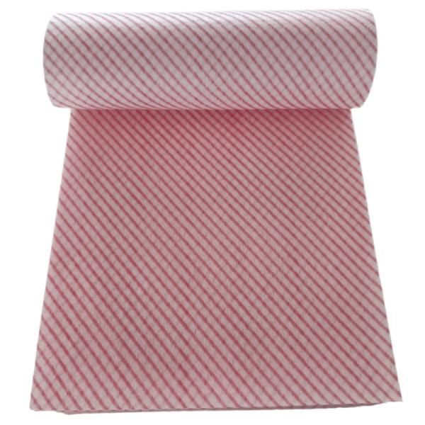 45GSM Tissu d'essuie-glace jetable, liant chimique multicolore non tissé