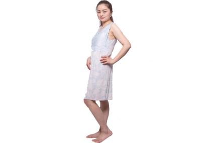 Ladies Sleeveless Nightgown Soft Jersey Womens Summer Pajamas With Lace At Front