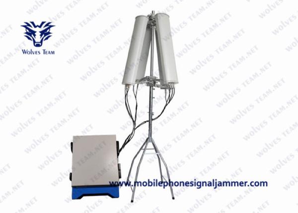 8 Bands Waterproof Outdoor Jail Cell Phone Signal Prison Jammer With Remote Control