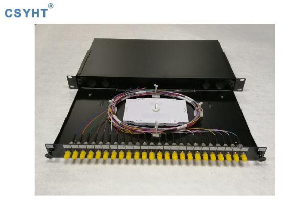 19 1U Slidable ODF Optical Distribution Frame 24 ST SM Connector