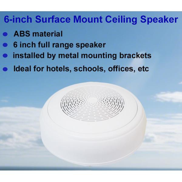 CL-806 Puissance 10W haut-parleur de plafond de haute qualité système de son ABS haut-parleur