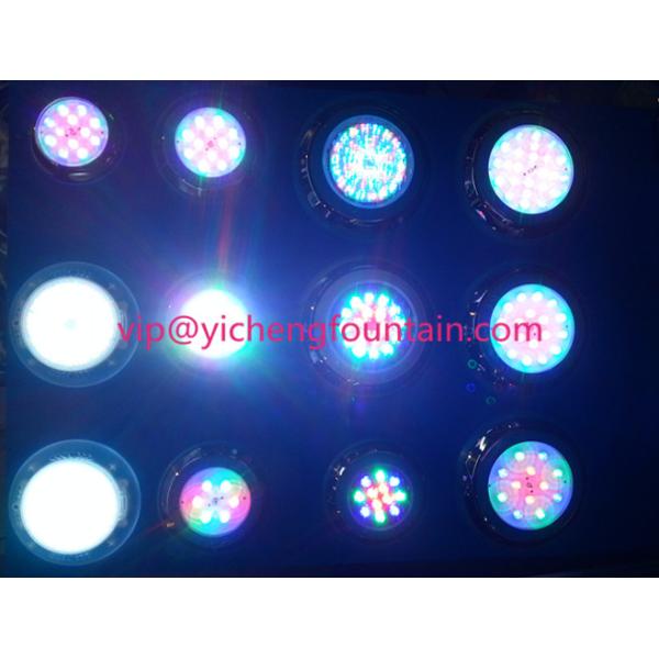 14 Programmes Color Changing LED Underwater Pool Lights AC12V Plastic And SS Material With Remote Controller