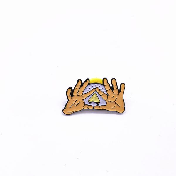 Hexagon Star Metal Soft Enamel Lapel Pins Thickness Custom Pantone Colors