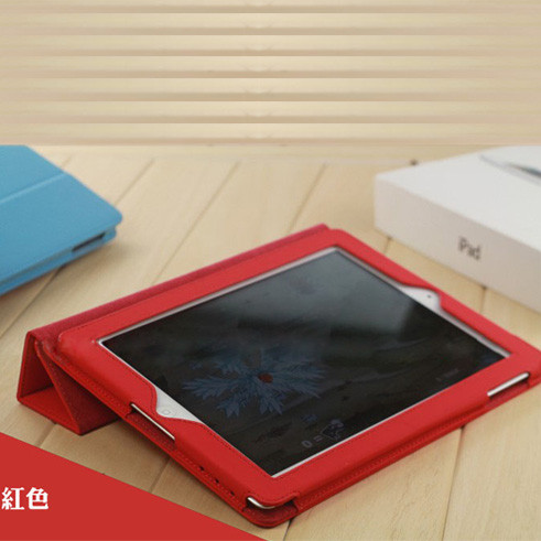 IPad Leather Casing Jacket Protective Case with Stand Rotatable Smart Cases