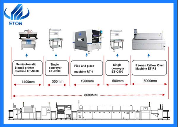 Linha de produção picareta do bulbo PCBA do diodo emissor de luz e máquina dos fabricantes 35000 CPH SMT da máquina do lugar