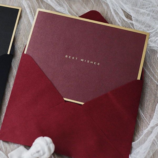 5x6 UV Printing Greeting Thank You Gift Card Envelopes Customized Logo