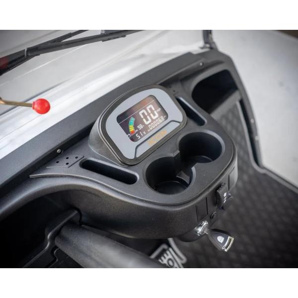 4 asientos Golf Car eléctrico personalizado con colores y logotipos personalizados con batería de litio