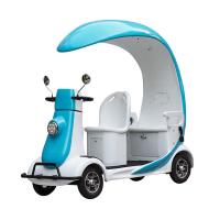 Blue Scenic 3 Seater Mobility Scooter Park Sightseeing Car44