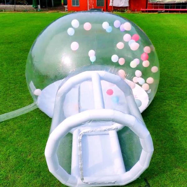 Customized Color Inflatable Bubble House with PVC Material and Durable Design