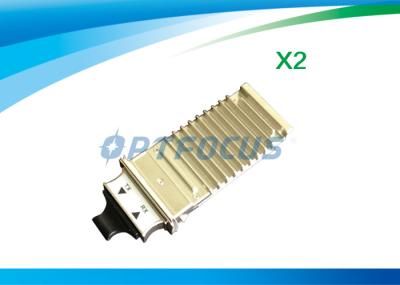 transceptor da fibra do único modo 1310nm, módulo DDM do transceptor 10gbase-sr x2 de 10km LC