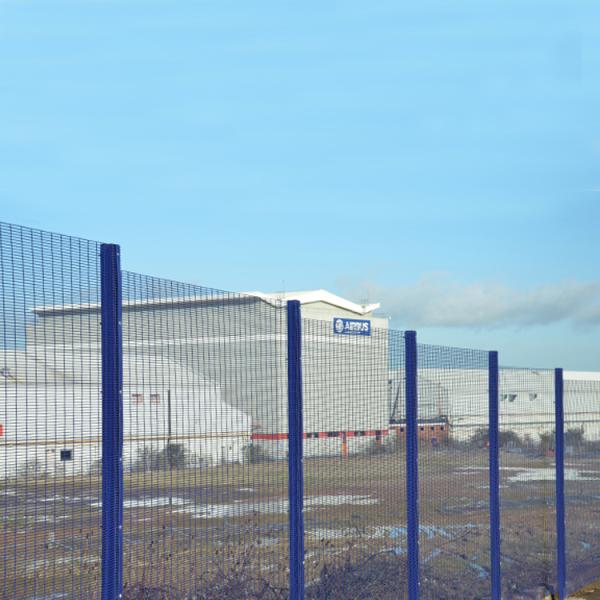 Galvanized South Africa 358 Anti Climb Clearvu Mesh Fence