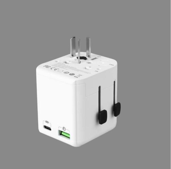 2025 LX Marca Global Cargador de energía de viaje USB A USB C Cargador de pared para EE.UU. UE Reino Unido