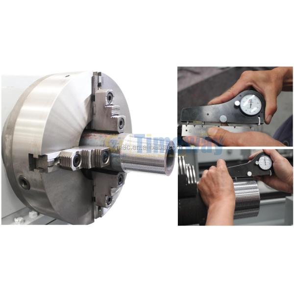 16-380rpm Spindle Speed Manual Horizontal Tube Threading Lathe for Oil Field 130-270mm