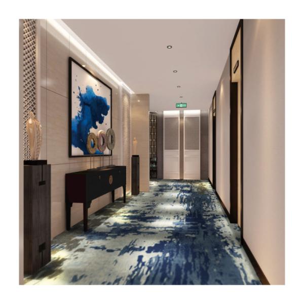 Hotel Airport and Wall-to-Wall Machine Made Axminster Carpet with 7-20mm Pile Height