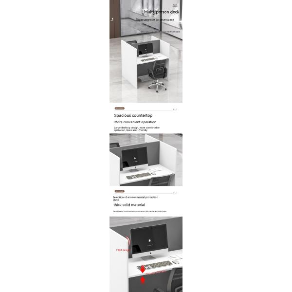 Modern Private Space Office Furniture Workstation with Extendable Desk and Chair Sets