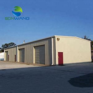 steel structure car garage designed for commercial parking vehicle storage and repair workshops with customizable doors and windows