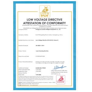 Dongguan Synutar Intelligent Equipment Co., Ltd. Сертификации