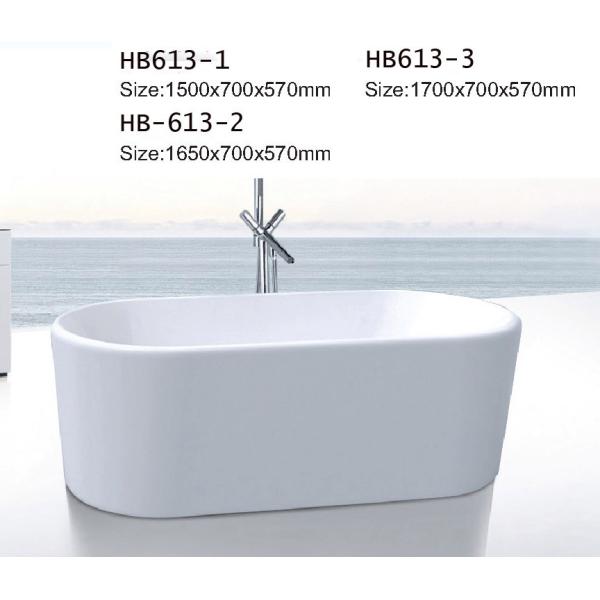 Bathtubs, freestanding Bathtub without faucet , hand shower HB613