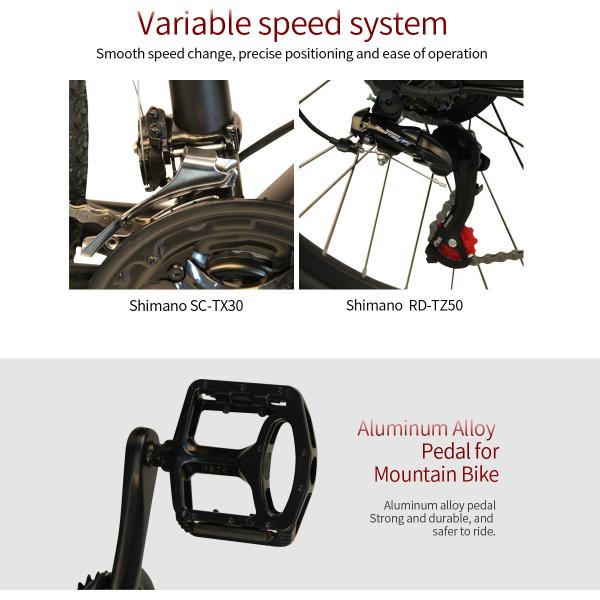 Black 6061 Aluminium Electric Bike , 26 Inch 350w E Bike CE Certification