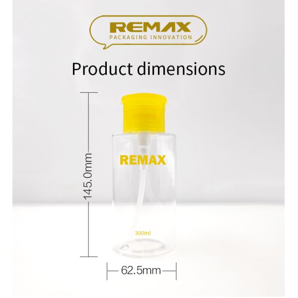 300ml nail polish remover pump bottle