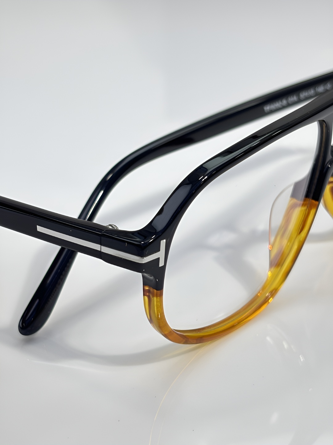 Prescription Aviator Eyeglasses for Men Women, Double Bridge Pilot Style Acetate