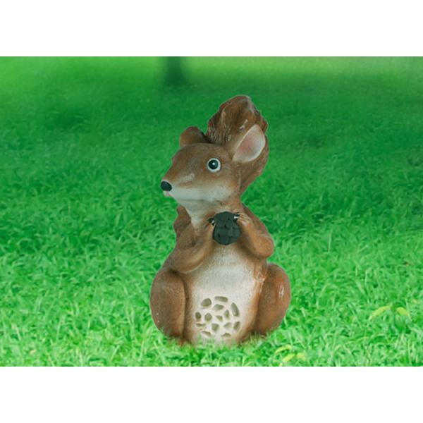 LED Squirrel Modeling Lights Resin Landscape Translucent Animal Outdoor Waterproof Park Landscape Lamp