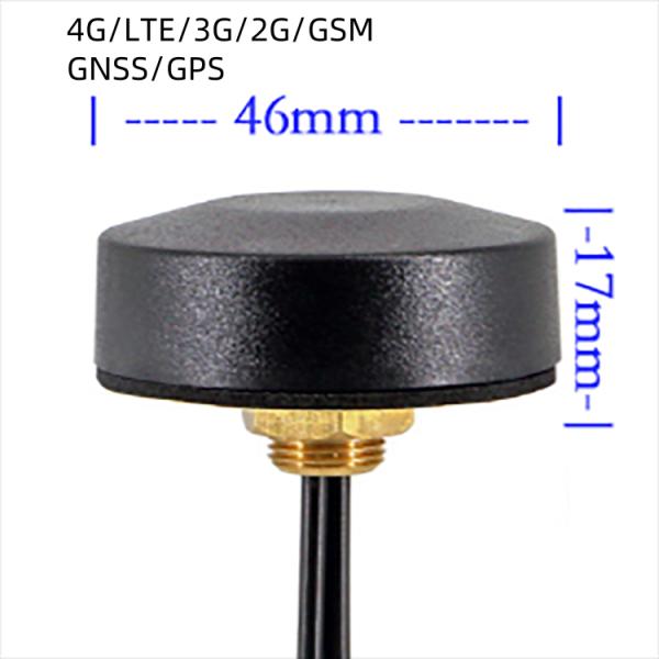 4G Hole Mount Combination MIMO Antenna 4G+WiFi+Active GPS GNSS LTE Connectivity VSWR 