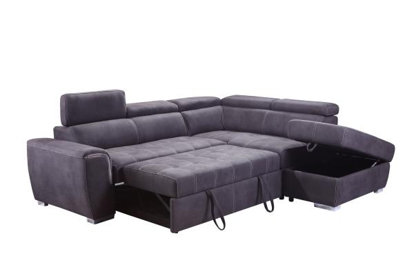 Durable Antiwear Comfortable Couch Bed , Breathable Sleeper Sofa With Storage